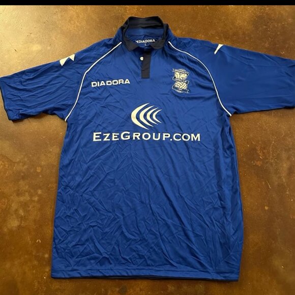 BIRMINGHAM CITY 2012/2013 HOME FOOTBALL SHIRT DIADORA LARGE - Picture 1 of 5